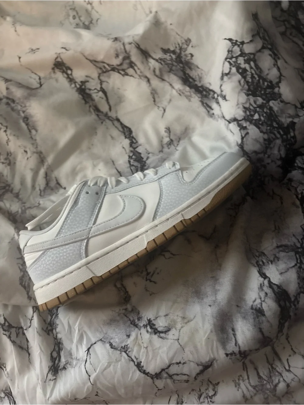 Nike Dunk Low in White and Gum Men’s Sneakers